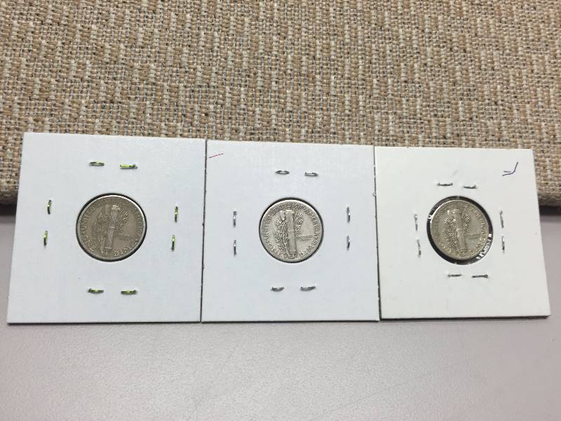 1940 P, D, S MERCURY DIMES
