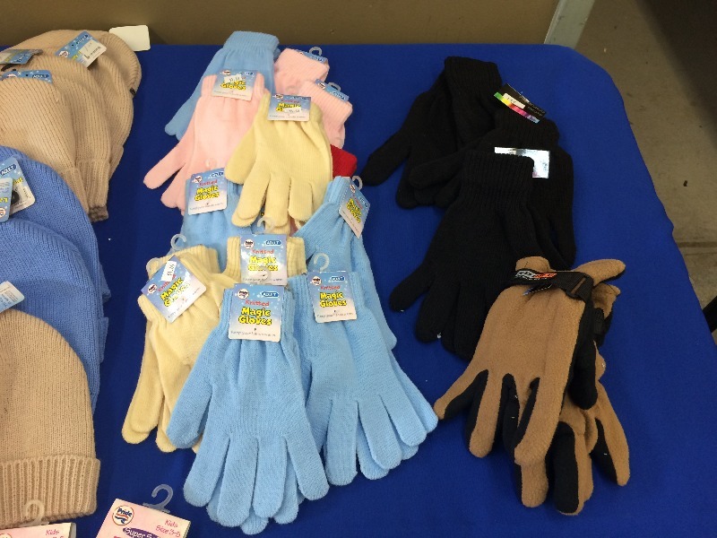 Assorted lot of slippers, socks, gloves, hats, ear muffs,   New Product - view all pictures