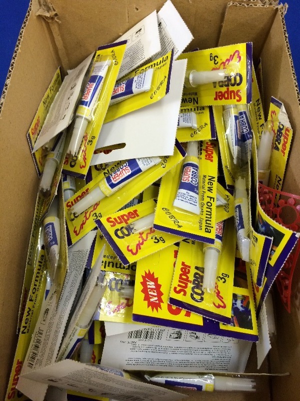Box lot os Super Cobra Adhesive - lot of approx. 75