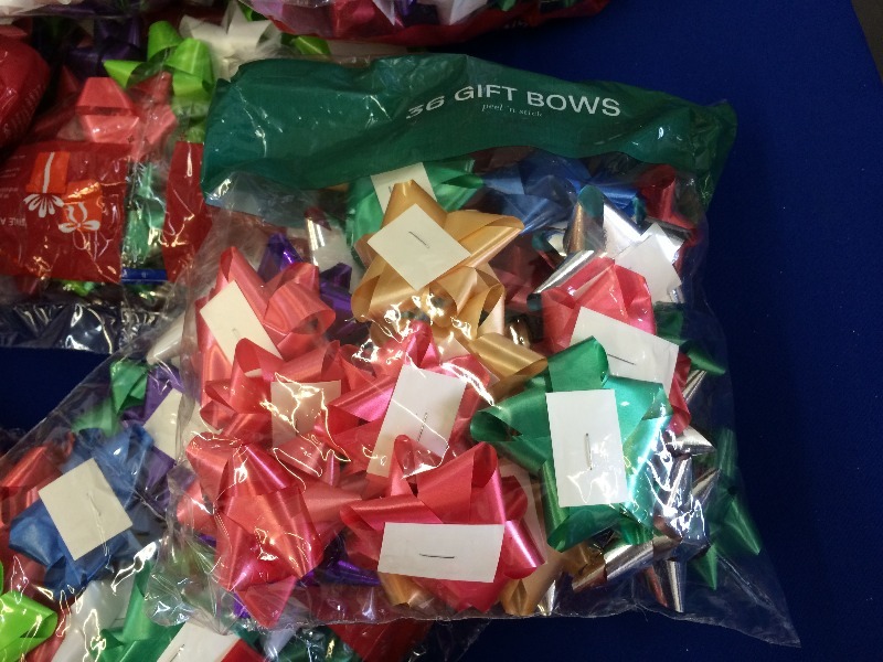 Box Lot of Gift Bows - All New - View all pictures