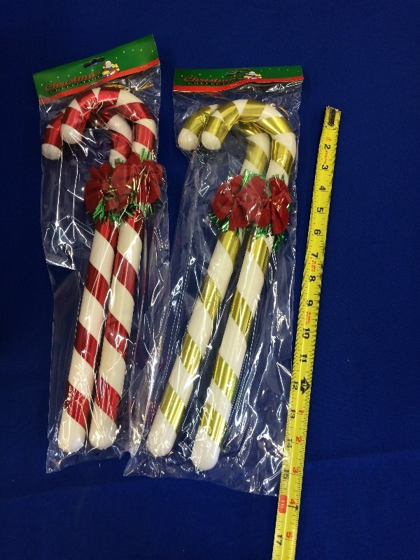 Large lots of Christmas Decoration Canes  - New Product - estimated at 50 units