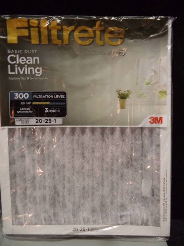 Lot - Filtrete High Air Flow Filters, 20x25x1