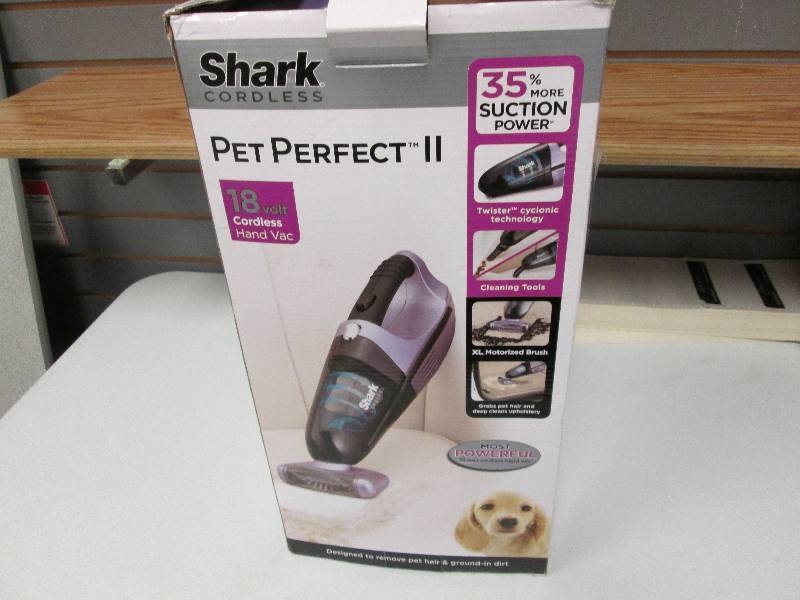 lot 1 image: Shark Cordless 18 volt Pet Perfect ...