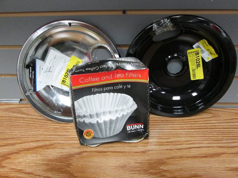 lot 31 image: Bunn coffee filters, 1 silver & 2 b...