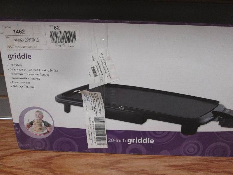 lot 55 image: Rival 20 inch non-stick griddle 150...