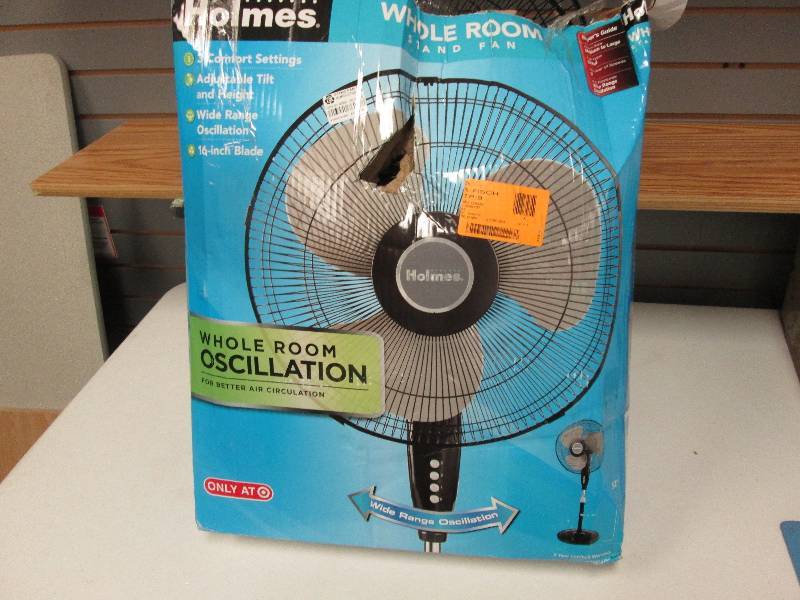 lot 66 image: Holmes Whole Room Stand Fan - teste...
