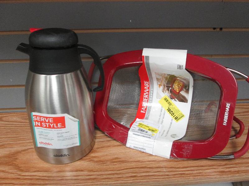 lot 77 image: Aladdin Stainless Steel coffee cara...