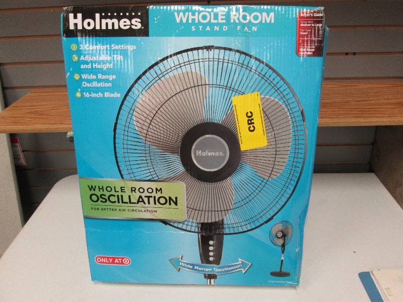 lot 113 image: Holmes Whole Room Stand Fan - teste...