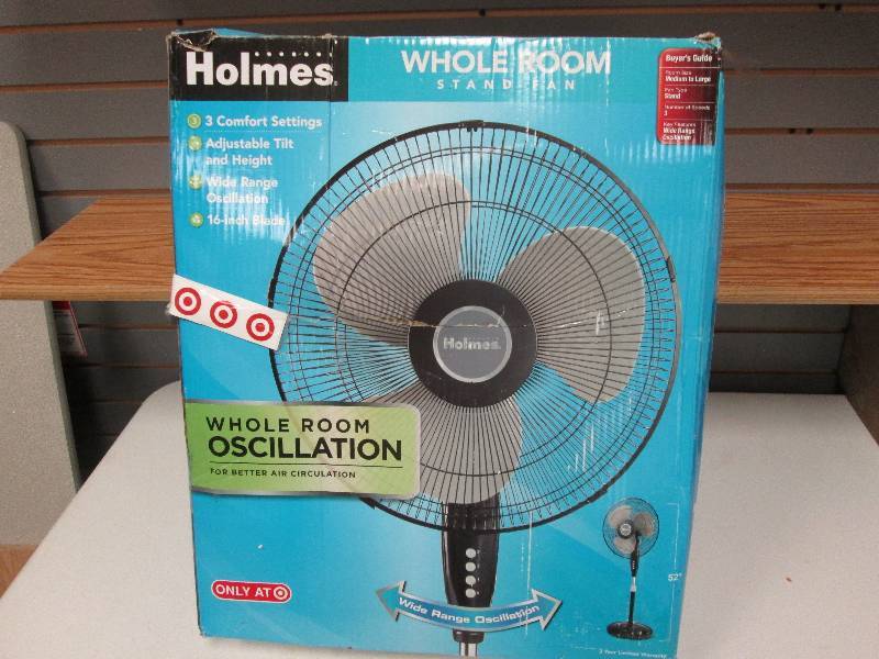 lot 114 image: Holmes Whole Room Stand Fan - teste...