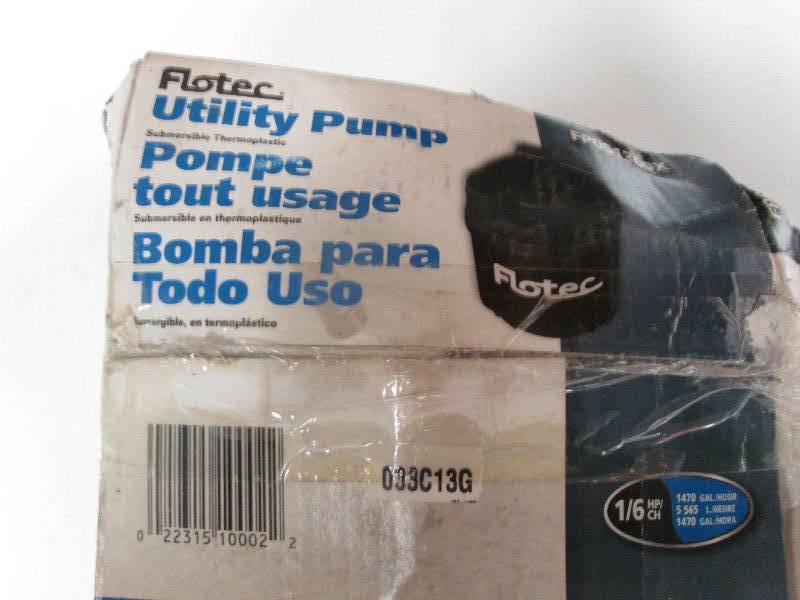 lot 145 image: Flotec Utility Pump in line design ...