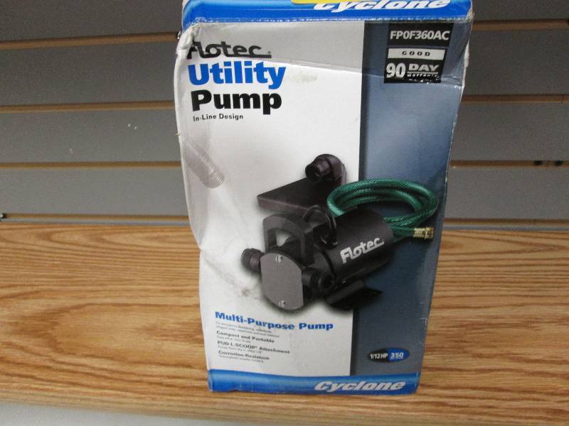 lot 147 image: Flotec Utility Pump in line design ...