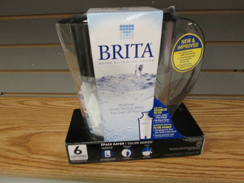 lot 157 image: Brita pitcher - cracked lip...