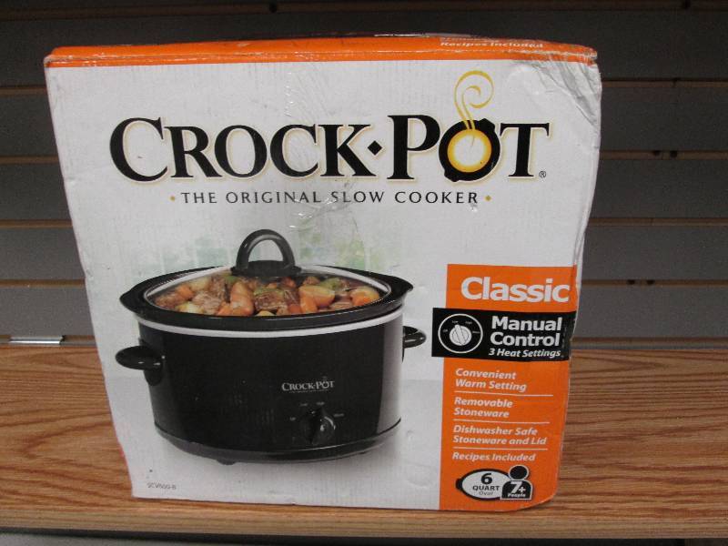 lot 167 image: CrockPot Classic , 3 settings, 6 qu...