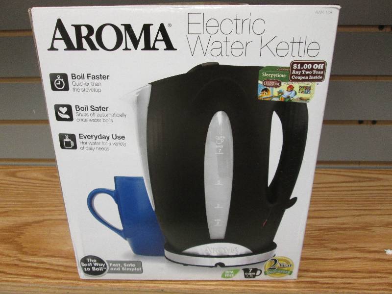 lot 184 image: Aroma Electric Water Kettle...