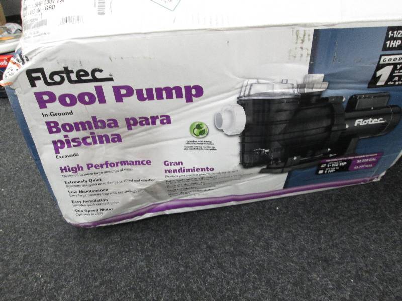 lot 242 image: Flotec In-ground Pool Pump 1 12 HP...