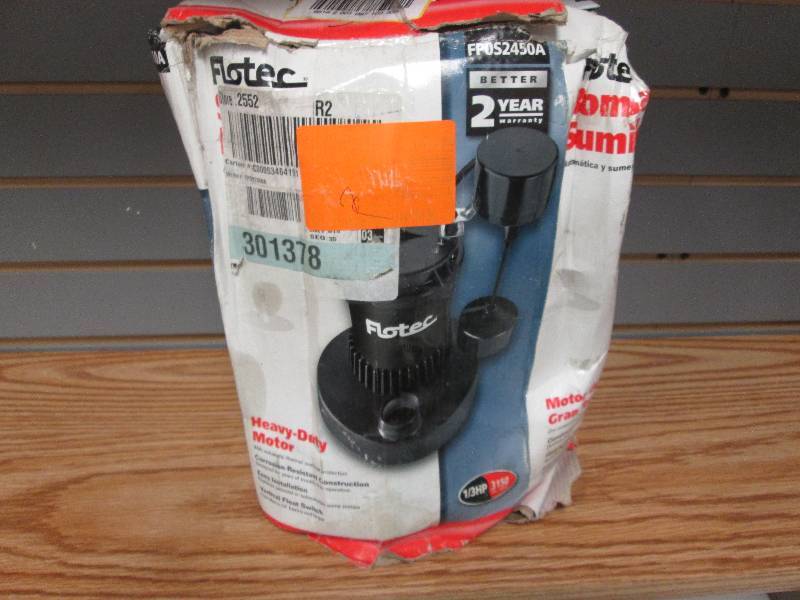 lot 243 image: Flotec Sump Pump 13 hp FP0S2450A -...