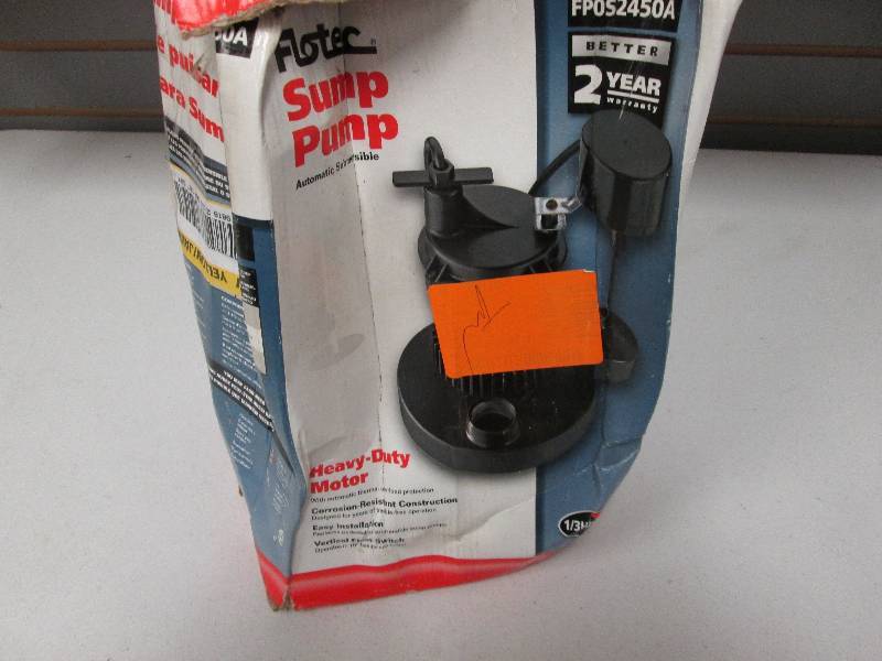 lot 247 image: Flotec Automatic Submersible Sump P...