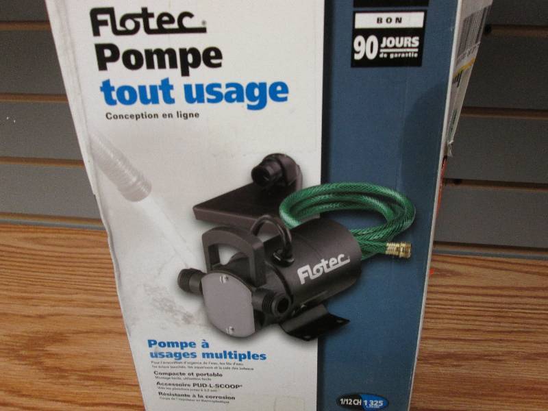 lot 254 image: Flotec Utility Pump in line design ...