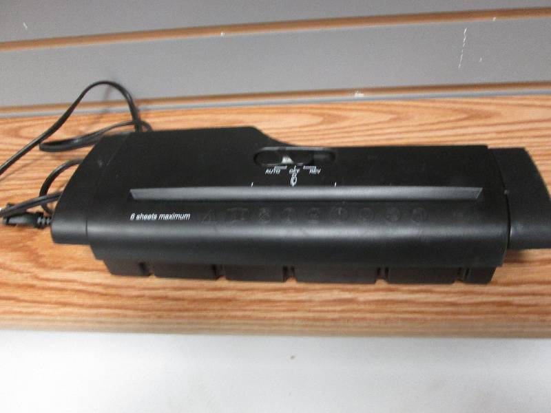 lot 262 image: 6 sheet paper shredder head - strip...