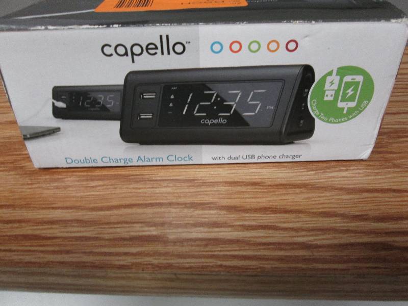 lot 269 image: Capello Double Charge Alarm Clock...