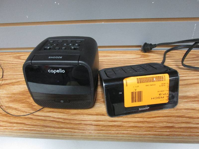 lot 303 image: 2 Alarm clocks, 1 USB, 1 electrical...
