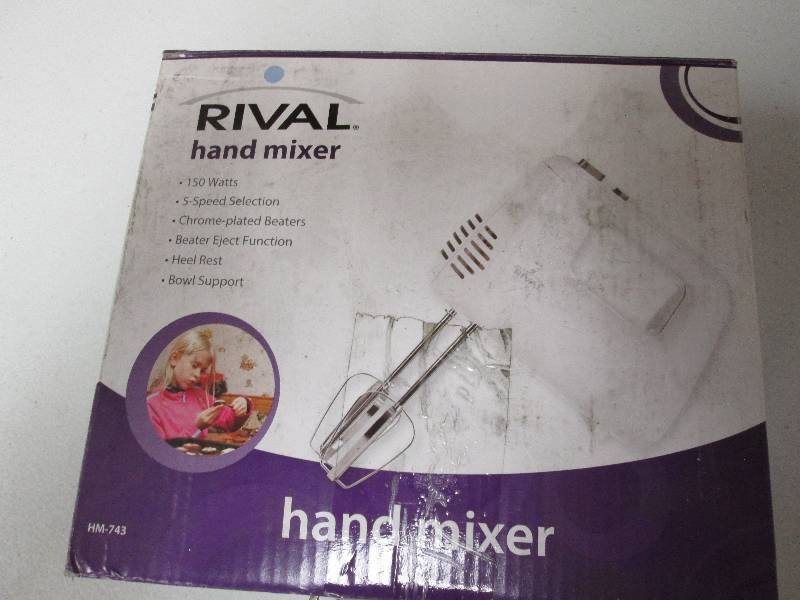 lot 322 image: Rival hand mixer - tested...