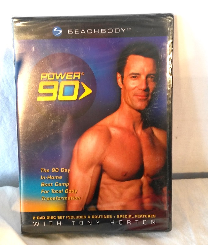 lot 10 image: (2 new items) Beach Body power 90 Boot Camp Program & Body Easer Massager