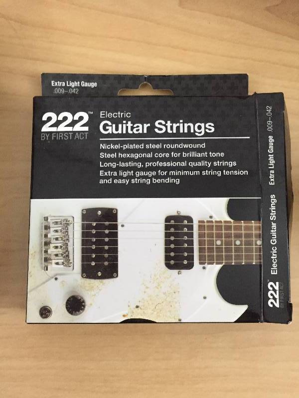 lot 75 image: First Act Electric Guitar, Strap, Extra Strings, Gig Case Backpack - WOW - Super Condition