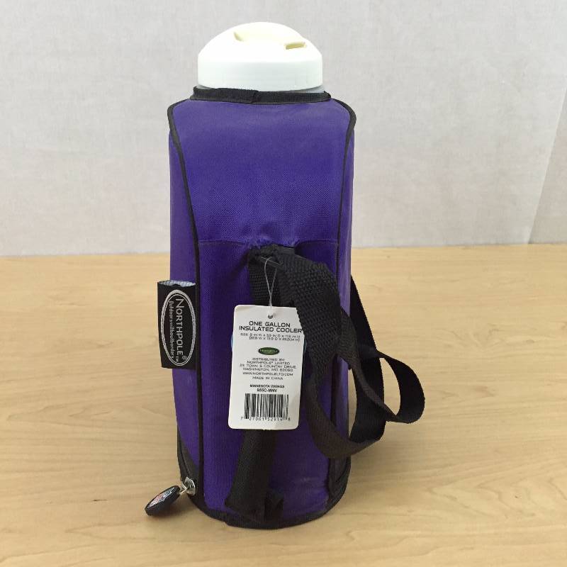 lot 79 image: New with Tags NFL Vikings Insulated 1 Gallon Cooler Sports Collectors