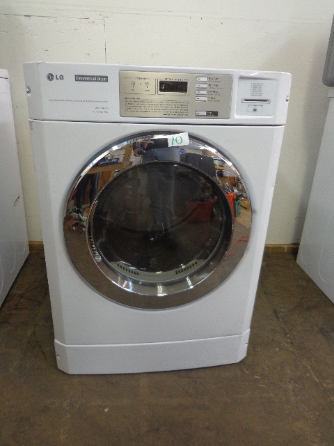 White LG Commercial Gas Dryer Card Type