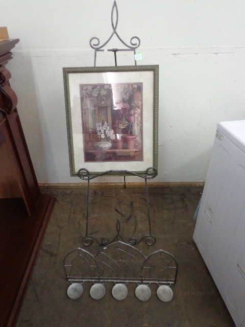 Easel, Picture & Candle Holders