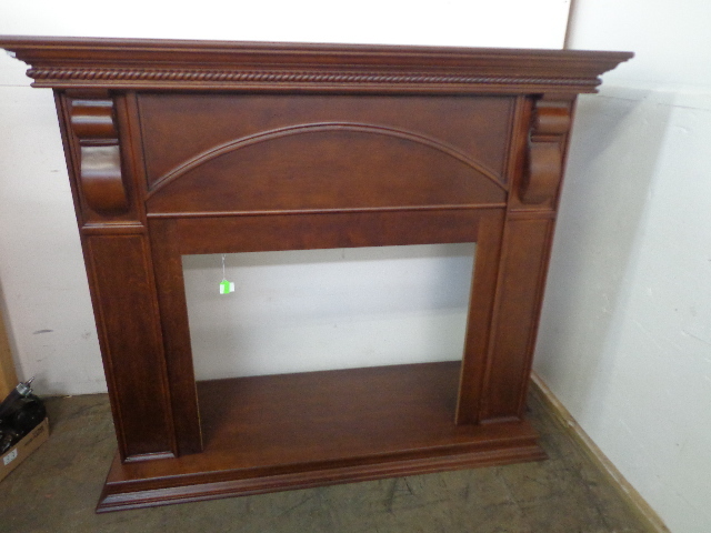 Wood Mantel Fire Place