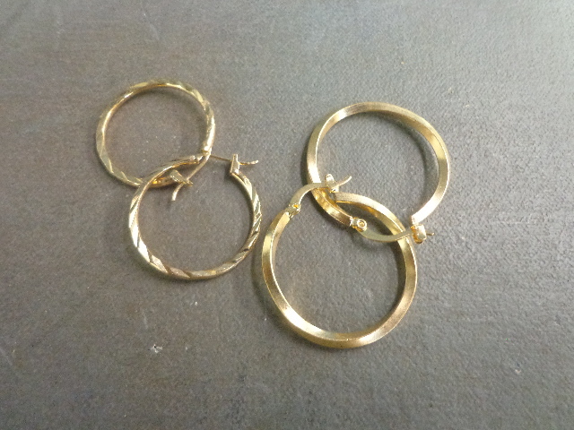 Gold Hoop Earrings