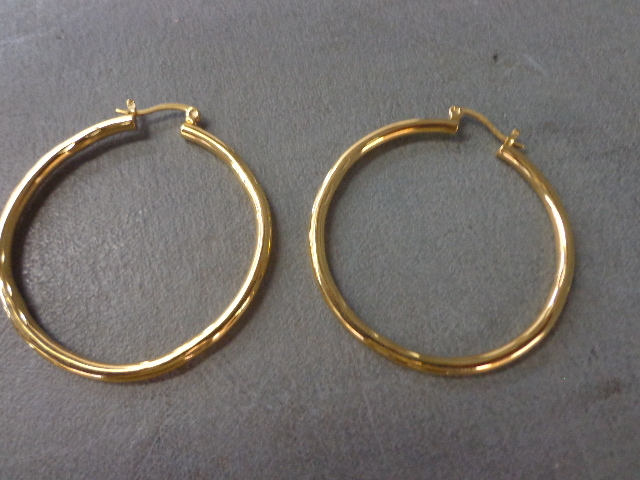 Gold Hoop Earrings