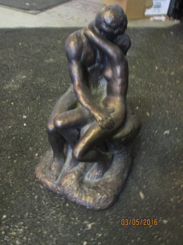 lot 96 image: small metal decorative figure...