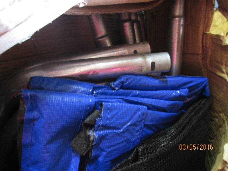 lot 103 image: Bravo sports trampoline enclosure 1...
