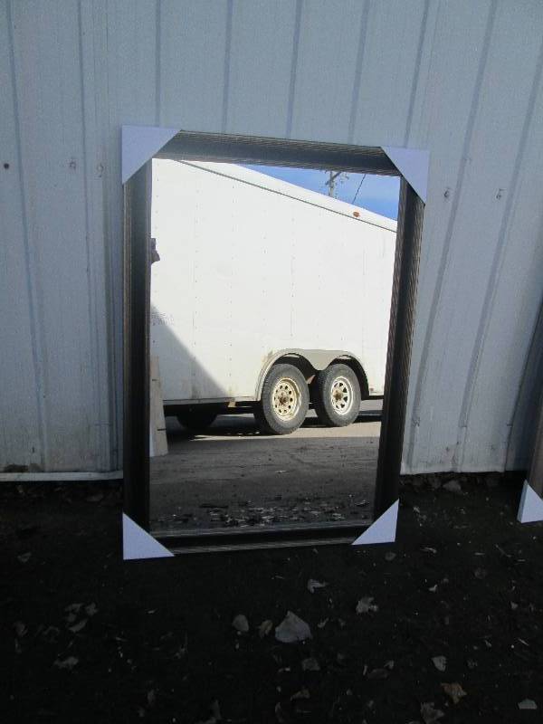 lot 135 image: Brand new 29.5 x 41.5 framed mirro...