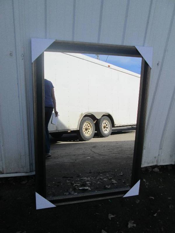 lot 136 image: Brand new 29.5 x 41.5 framed mirro...