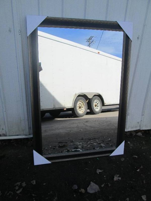 lot 138 image: Brand new 29.5 x 41.5 framed mirro...