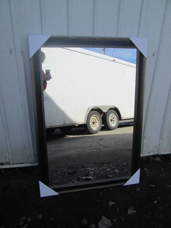 lot 139 image: Brand new 29.5 x 41.5 framed mirro...