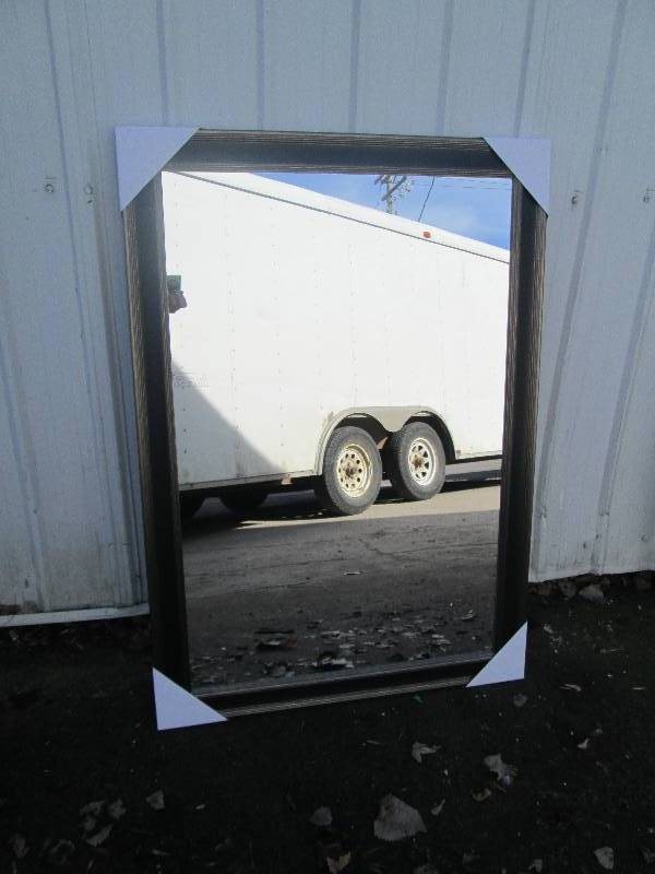 lot 141 image: Brand new 29.5 x 41.5 framed mirro...
