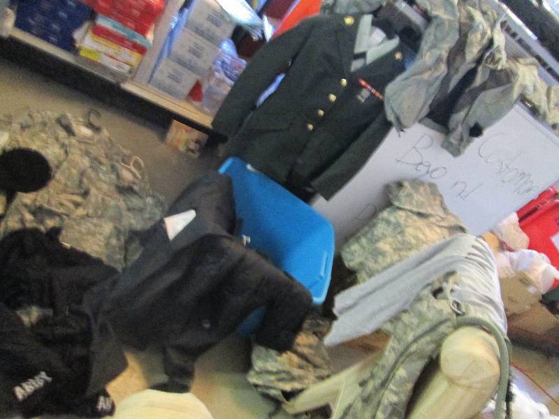 lot 166 image: Lot of military Army gear.  Include...