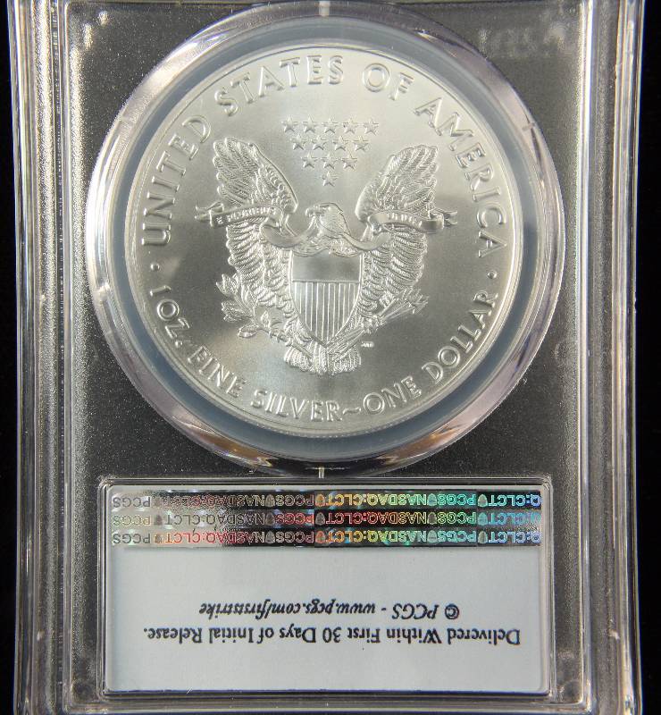 2016 AMERICAN SILVER EAGLE 1 TROY OZ. .999 FINE SILVER DOLLAR PCGS MS70 FIRST STRIKE