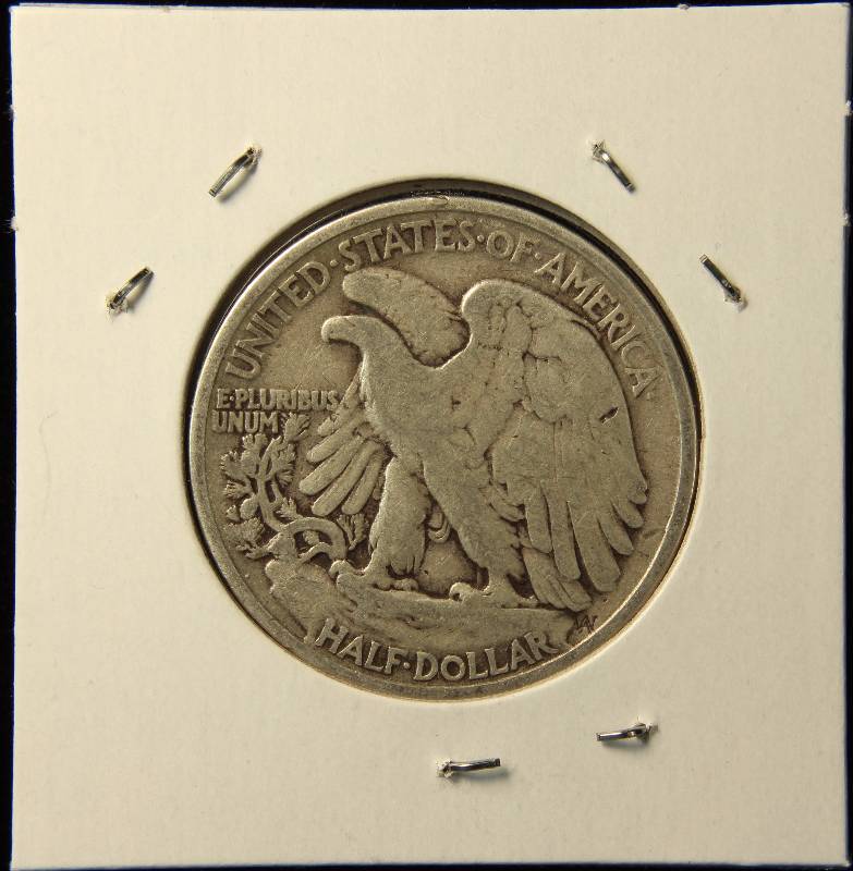 1937 WALKING LIBERTY SILVER HALF DOLLAR FINE