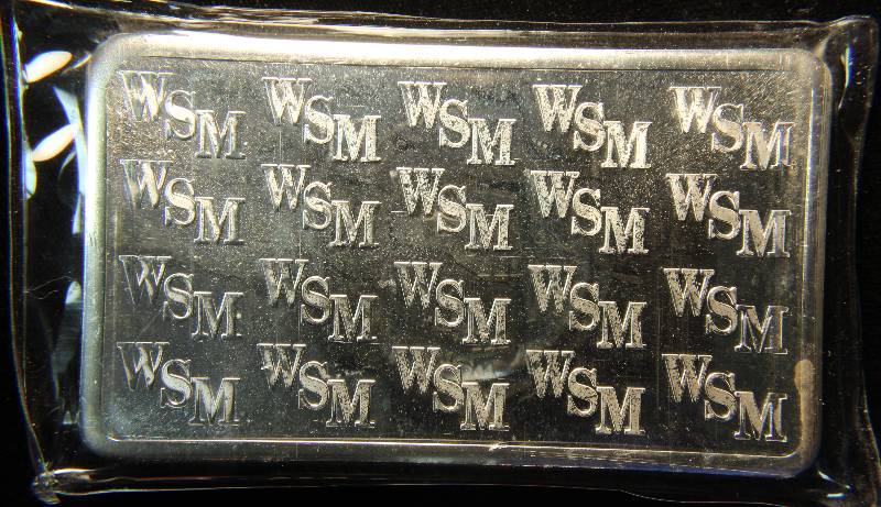 10 TROY Oz. .999 FINE SILVER BAR WALL STREET MINT SEALED