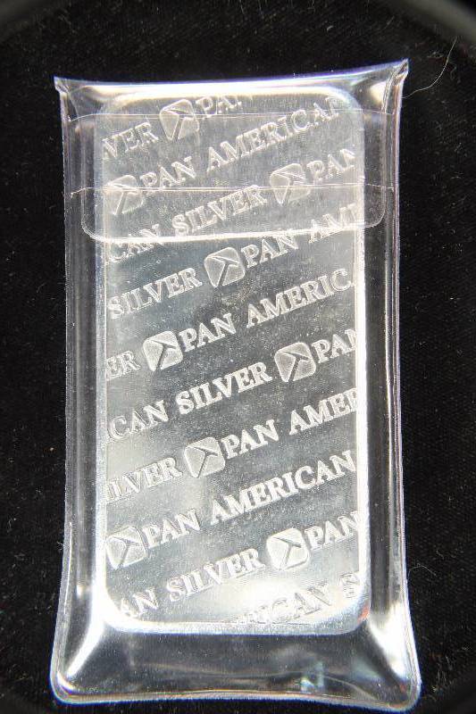 10 TROY Oz. .999 FINE SILVER BAR PAN AMERICAN SILVER CORP