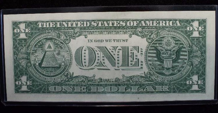 1957-B $1 BLUE SEAL SILVER CERTIFICATE US CURRENCY