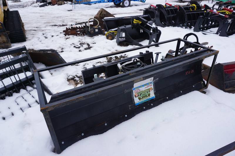 Large Scale Model YS-86 Universal Mount Bobcat Skid Loader Skid Steer 86 Snow PlowBlade Attachment