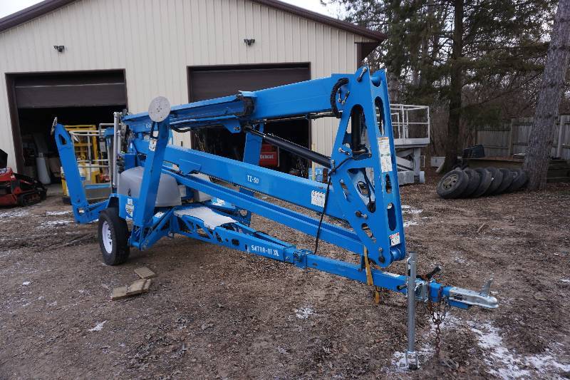 2012 Genie Model TZ50 Tow Behind Commercial Man Lift
