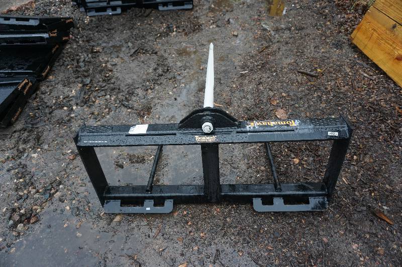 Tomahawk Brand Universal Mount Bobcat Skid Loader Skid Steer Bale Handling Attachment
